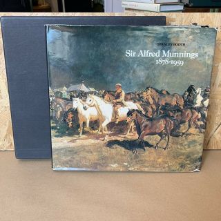 Vintage Art Folio Book Slip Case - Sir Alfred Munning 1878 - 1959,  Stanley Booth