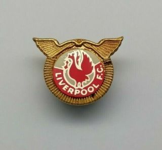 Old Vintage Liverpool Football Club Crest Pin Badge,  Lfc Anfield Merseyside