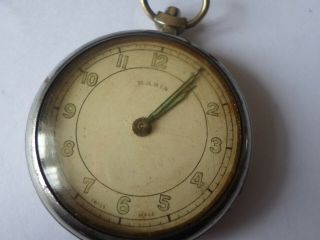 Vintage Basis Pocket Watch For Repairs Or Spares