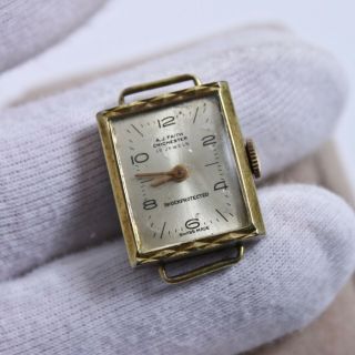 Vintage Old A.  J.  Faith Chichester 17 Jewels Swiss Wrist Watch Need Service Rare