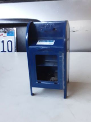 Vintage Brumberger Mini Metal U.  S.  Mailbox Piggy Bank