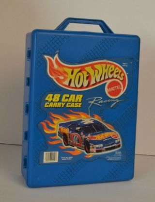 Vintage 1998 Mattel Hot Wheels 48 Car Carry Case 20020 Box Tara