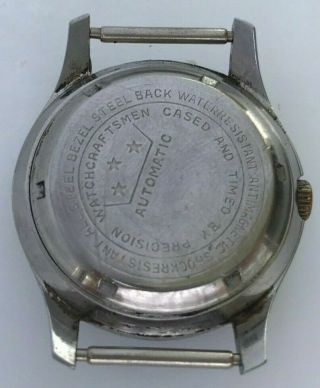 Vintage Shacter Eloga stainless steel Automatic mens watch,  AS 1361N 3