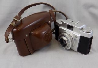 Vintage Agfa Sillette 35mm Film Camera With Case