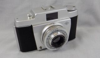VINTAGE AGFA SILLETTE 35mm FILM CAMERA WITH CASE 4