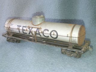 Vintage Metal Ho Scale Texaco Single Dome Tank 255 Kit Car