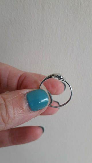Vintage Silver 925 Dolphin Ring Size N