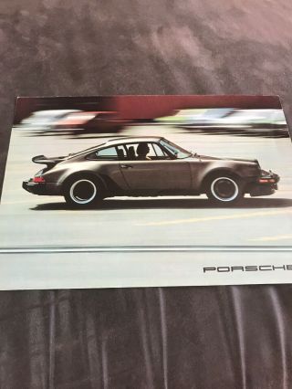 Vintage Porsche 911 Sales Brochure Early 1976