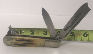 Vintage Frost Cutlery One Arm Razor Japanese Pocket Knife Japan 2 Blade
