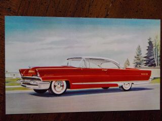 Vintage Postcard / 1956 Lincoln / Premiere Coupe