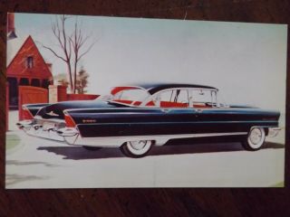 Vintage Postcard / 1956 Lincoln / Premiere 4 - Door Sedan