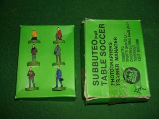 Vintage Subbuteo Photographers,  Trainer And Manager