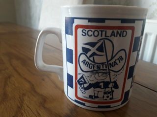 Vintage Scotland World Cup Argentina 1978 Mug