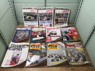 11 Vintage Formula One F1 Grand Prix Indy Car Magazines 1986 - 93 15a