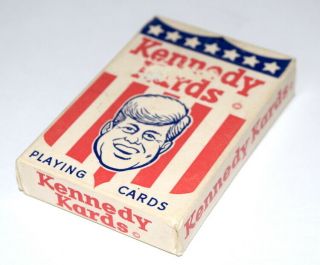 Vintage 1963 Deck Of Kennedy Kards Playing Cards