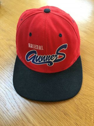 Vintage Arsenal Nutmeg Snapback Baseball Cap 1990’s