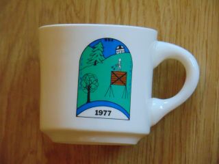 Boy Scout Vintage Coffee Cup Mug Bsa So - Cal 1977 Palomar Mountain Camporee