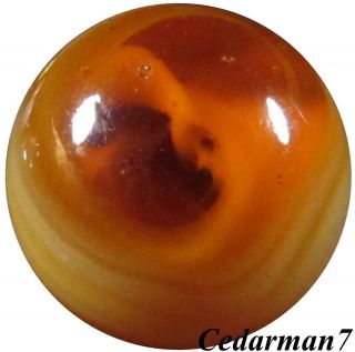 Cedarman7,  Gorgeous Vintage 23/32 " Wet (-) M.  F.  Christensen Slag Marble