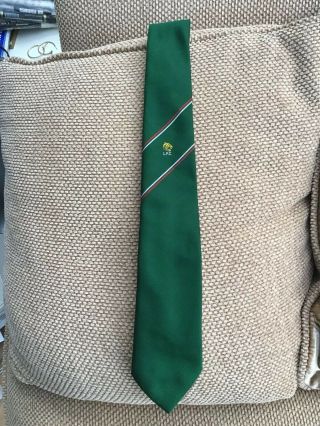 Leicester Tigers Rugby Union Vintage Polyester Tie In