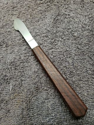 Vintage - Utica Cutlery Co.  - York Usa - Ink Eraser Knife - Wood Handle