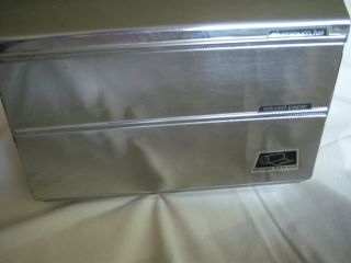 Vintage 1950 ' s Chrome Plated Pantry Queen Holder Foil,  Waxed Paper,  Paper Towel 3