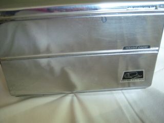 Vintage 1950 ' s Chrome Plated Pantry Queen Holder Foil,  Waxed Paper,  Paper Towel 4