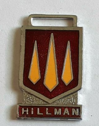 Hillman - Hillman Hunter - Hillman Minx - Hillman Imp - Vintage Enamel Key Fob