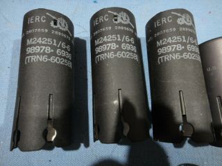 vintage Vacuum Tube Heat Shields IERC M24251/6 - 6 98978 6936 (TRN6 - 6025B) 1 ATLAS 2