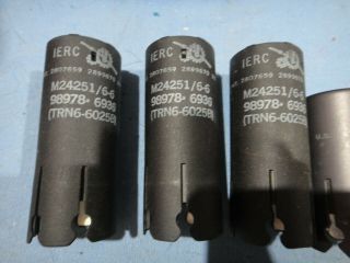 vintage Vacuum Tube Heat Shields IERC M24251/6 - 6 98978 6936 (TRN6 - 6025B) 1 ATLAS 4