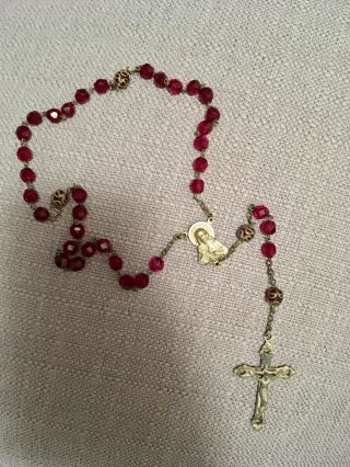 Vintage Roman Rosary Beads