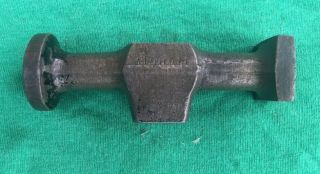 Vintage 9 Ounce Auto Body Hammer Head With Round & Square Heads