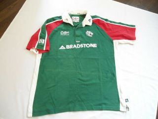 Vintage Leicester Tigers Rugby Jersey Shirt Size 2xl