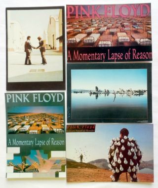 Pink Floyd Postcards 5 X Vintage Postcards A Momentary Lapse Of Reason