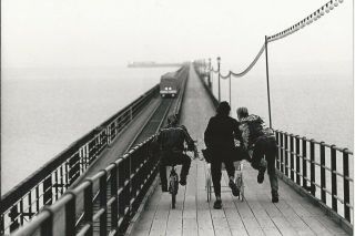David Appleby Killing Dad Pier Train Bike 10x7 Vintage Still Fab Image