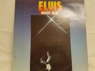 Elvis Presley - Moody Blue - Blue Vintage Vinyl Lp