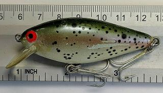 VINTAGE Bomber Speed Shad,  2.  75 in,  Rainbow Trout,  I Combine 2
