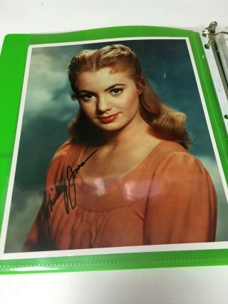 8x11 Hand Signed Autograph Shirley Jones On Vintage Promo Photo
