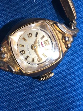 Vintage 14k Gold Waltham 17 Jewels Swiss Made Women 