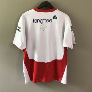 VtG Puma St Helens Rugby League Shirt Jersey Small S Signed Players Signature 3