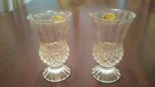 Vintage 24 Lead Crystal Mini Vases