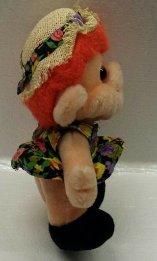 Vintage Russ Spring Summer Floral Style Trolio Troll Plush Stuffed Doll Soft Toy 2