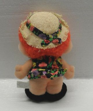 Vintage Russ Spring Summer Floral Style Trolio Troll Plush Stuffed Doll Soft Toy 3