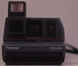Vintage Polaroid Impulse 600 Plus Instant Film Camera With Strap,  &