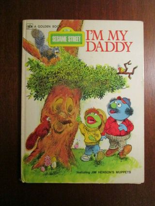 Vintage Sesame Street “ I’m My Mommy” “I’m My Daddy” Golden Book 2