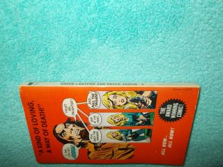 DC COMICS GREEN LANTERN GREEN ARROW 2 vintage (1972) paperback,  neal adams Rare 5