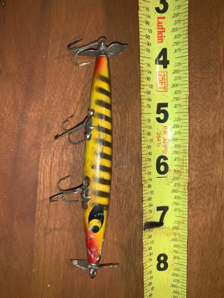 Old Fishing Lure Wood Vintage Smithwick Devils Horse Lure Tackle Box Find
