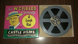 Vintage Castle Films 8mm Film Movie W.  C.  Fields The Great Chase 813