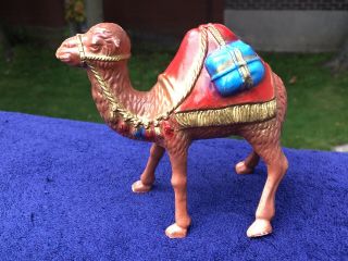 Vintage 1930’s Celluloid/hard Plastic Camel - Crèche Nativity Set