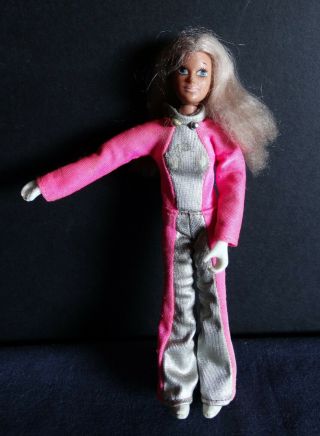 Vintage Derry Daring Action Figure Ideal 1974 Evel Knievel Girl Version