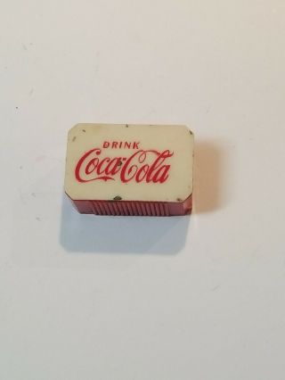 Vintage Plastic Drink Coca - Cola Pencil Sharpener